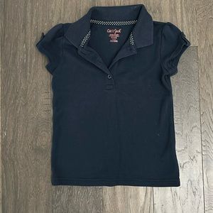 Navy girls school uniform polo